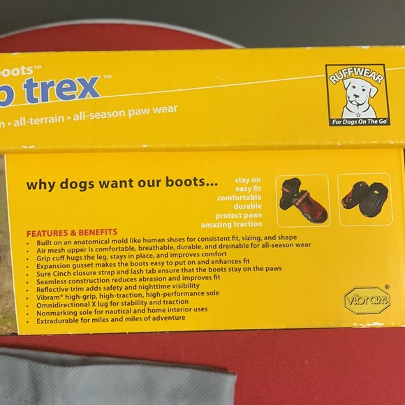 2xHP🎉Like new🌸Bark’n Grip Trex K9 Boots for Hiking/Running - Picture 11 of 16